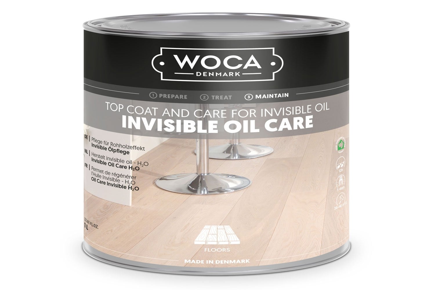 WOCA Invisible Oil Care, neutralus, 0,75L